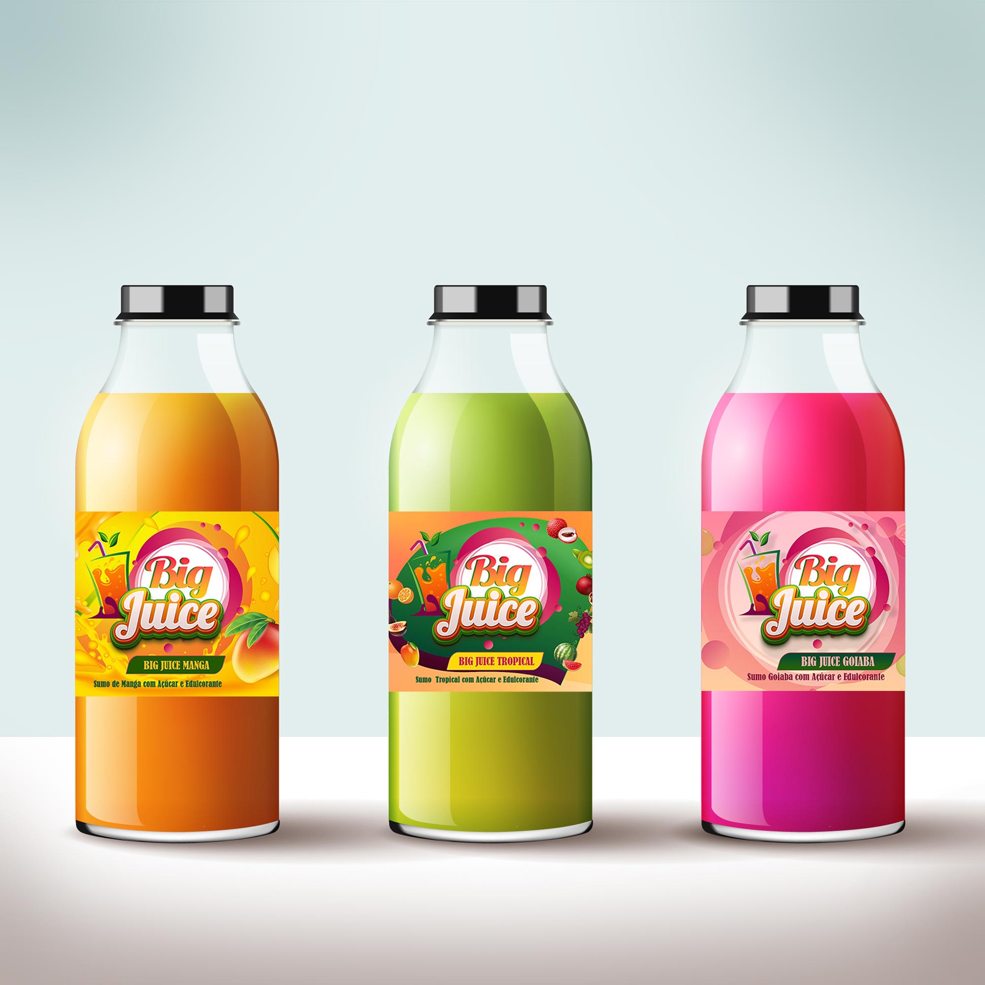 Label Designs for Juice Bottles