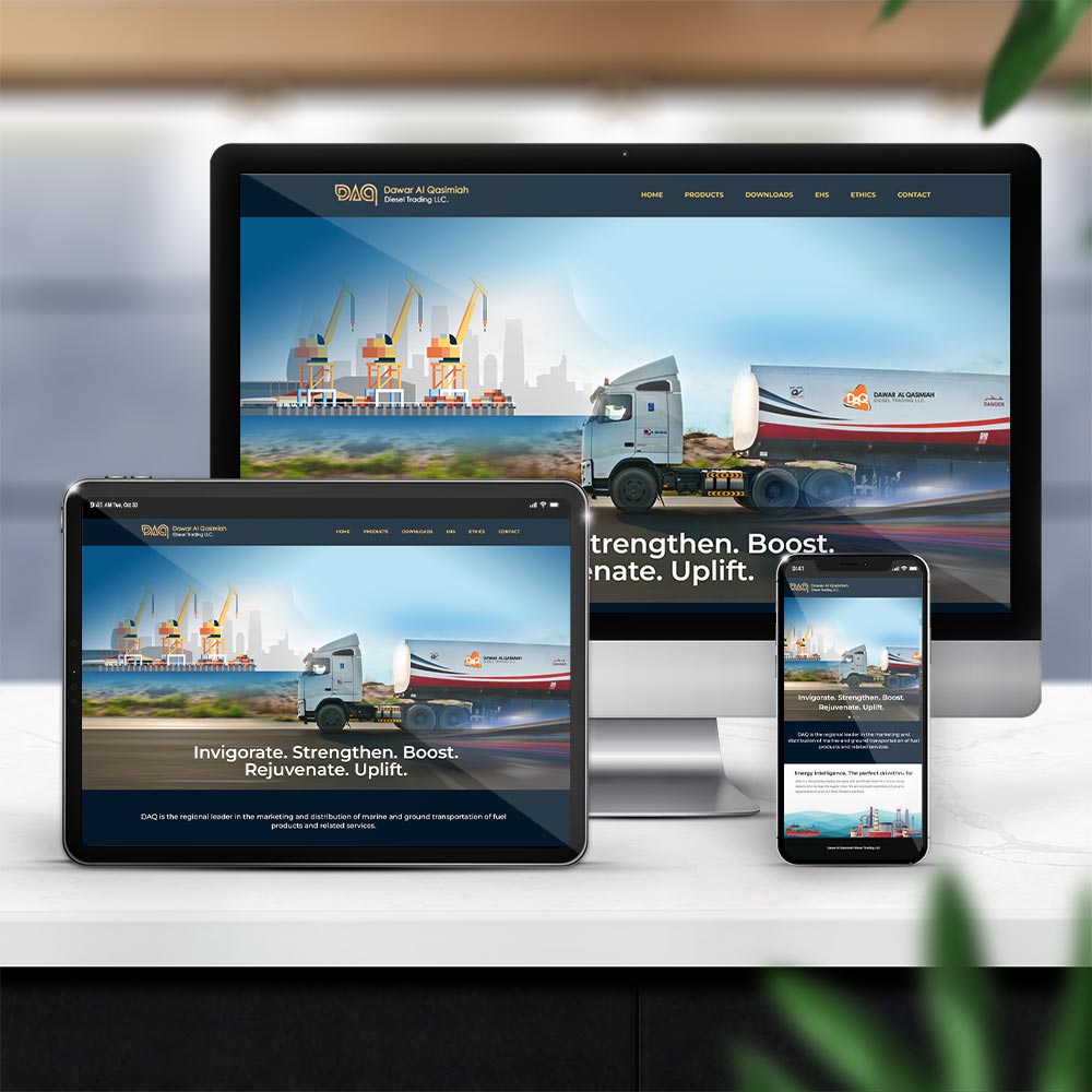 Website design for Diesel Trading Company